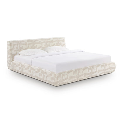 Isla Upholstered Bed - Cream / King - Image 1