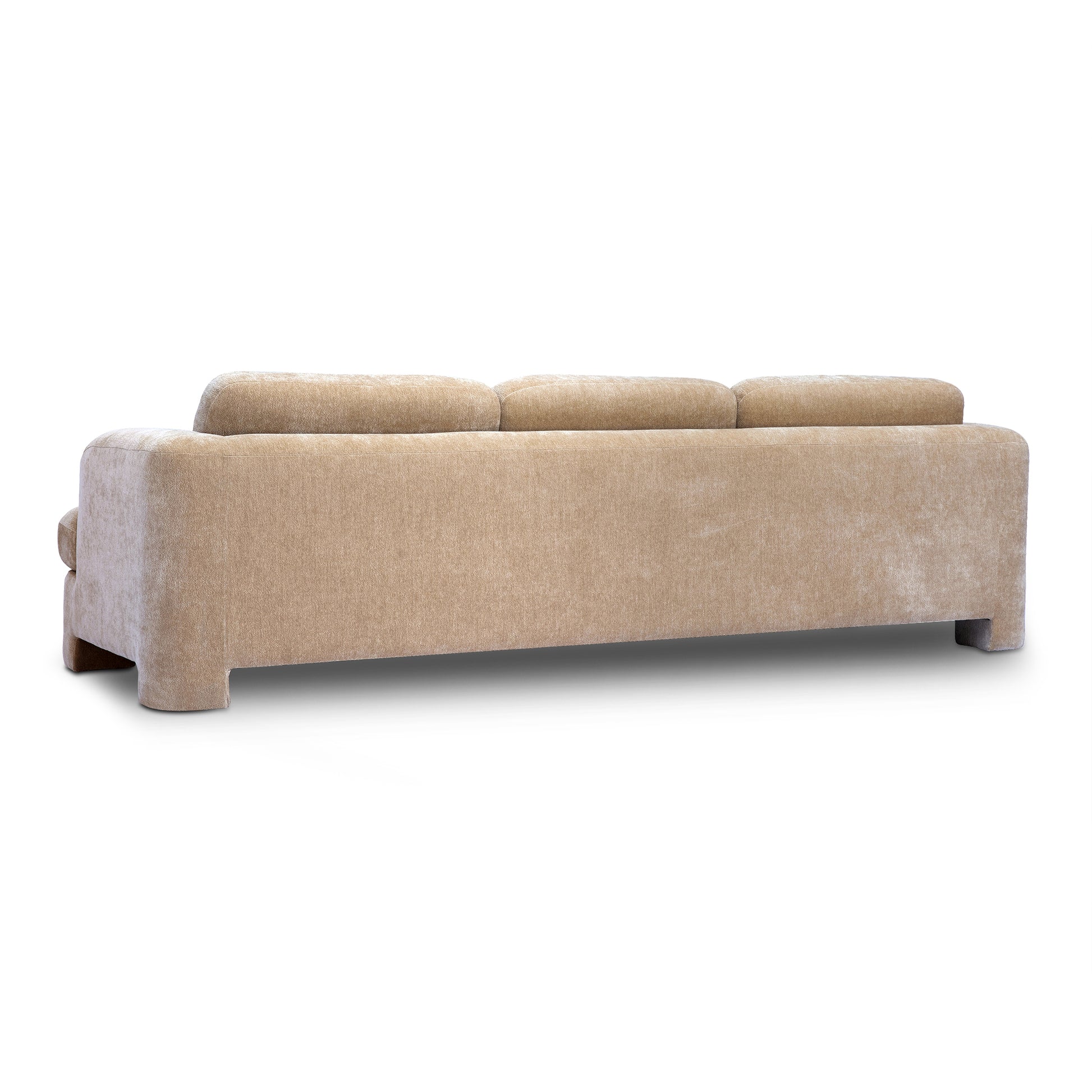 Halsey Textured Fabric Sofa - Tan - Image 4