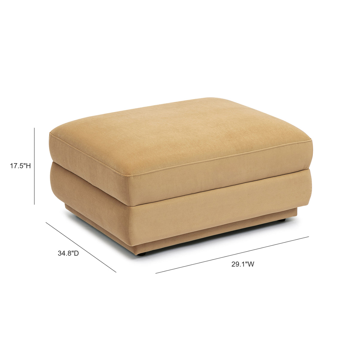 Perry Modular Ottoman - Tan - Image 6