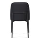 Sydney Performance Vegan Leather Dining Chair - Set of 2 - Black - Image 7