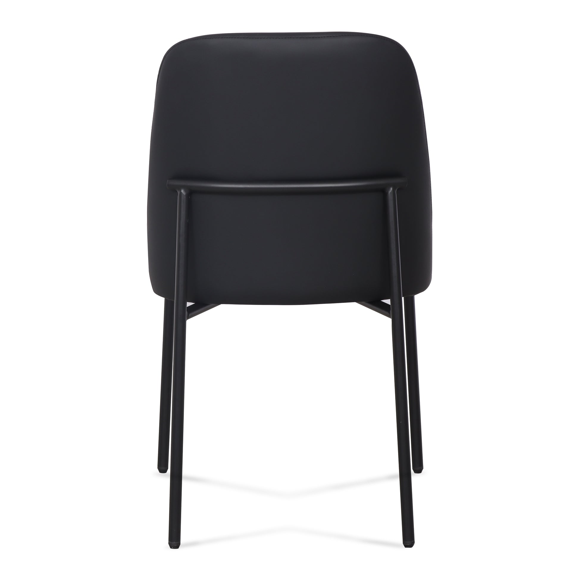 Sydney Performance Vegan Leather Dining Chair - Set of 2 - Black - Image 7