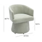 Kristen Rolling Desk Chair - Green - Image 7