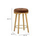 Oodle Bronze Performance Vegan Mohair Natural Counter Stool - Image 6