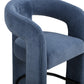Malone Denim Blue Performance Fabric Counter Stool - Image 3