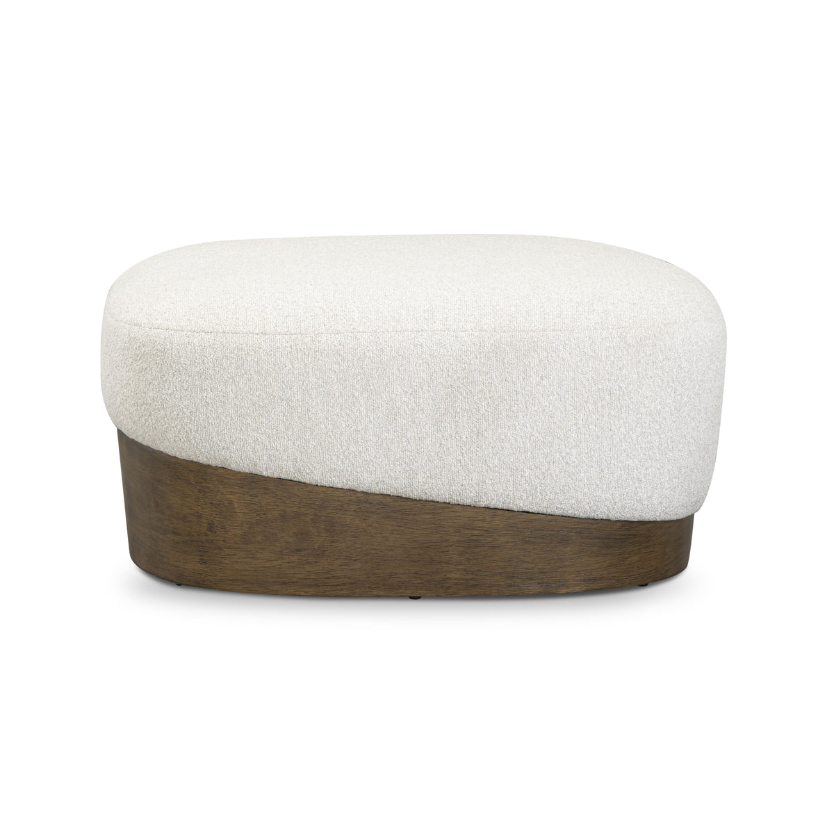 Domina Boucle Ottoman - Off-White - Image 2