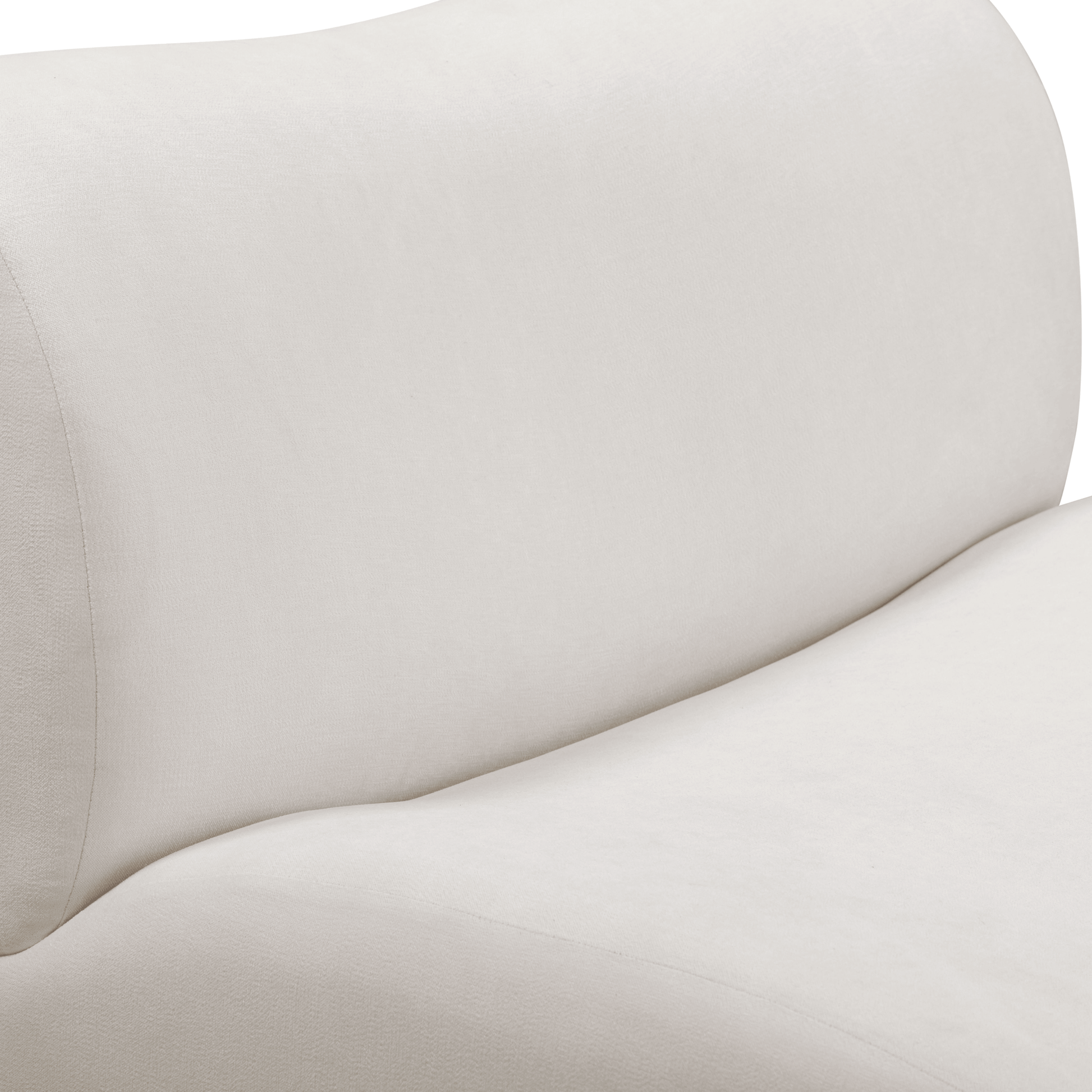 Zenith Modular Armless Chair - Cream - Image 6