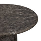 Cynthia 36" Concrete Indoor/Outdoor Coffee Table - Dark Emperador Marble - Image 4