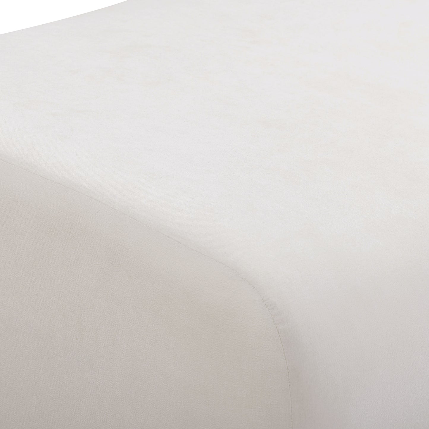 Zenith Ottoman - Cream - Image 6