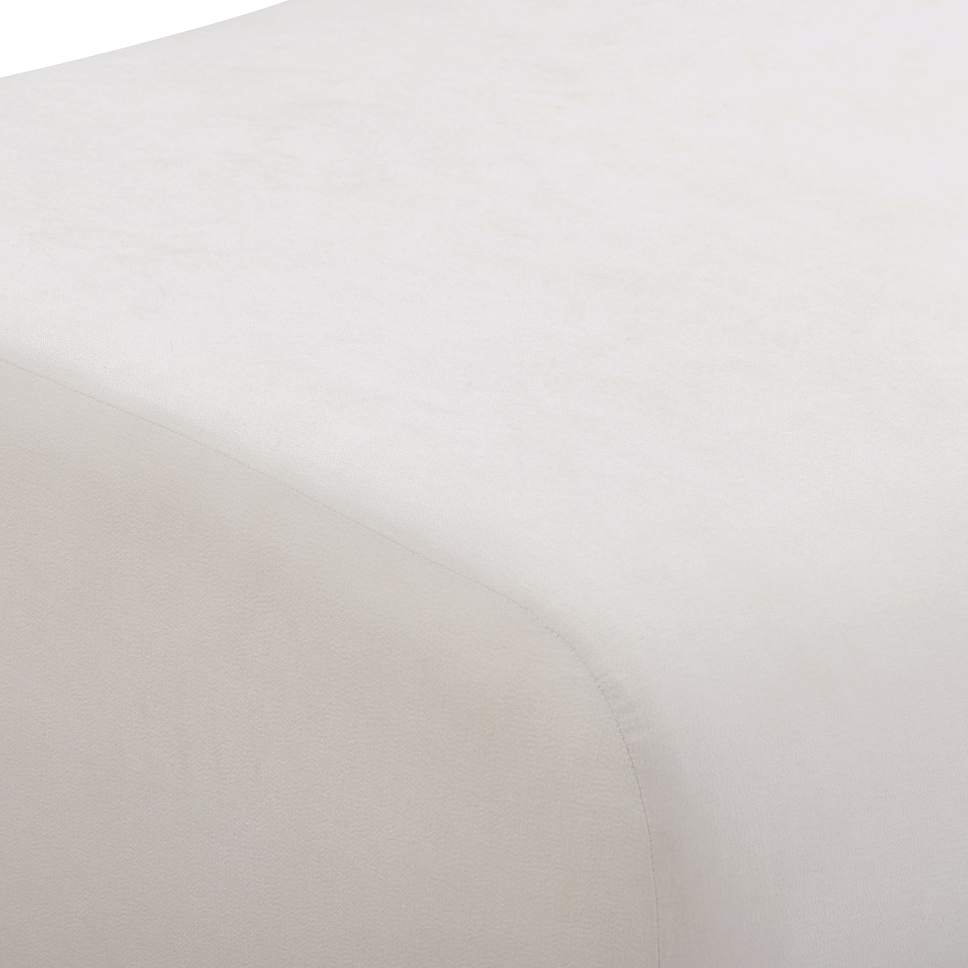 Zenith Ottoman - Cream - Image 6