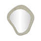 Orpheus 35"X31" Ribbed Faux Stone Wall Mirror - Image 3
