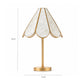 Marfa Capiz Shell Gold Table Lamp - Image 5