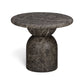 Cynthia Concrete Indoor/Outdoor Side Table - Dark Emperador Marble - Image 3