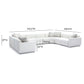 Perry 8-Piece Modular Large U-Sectional - Cream - Image 6