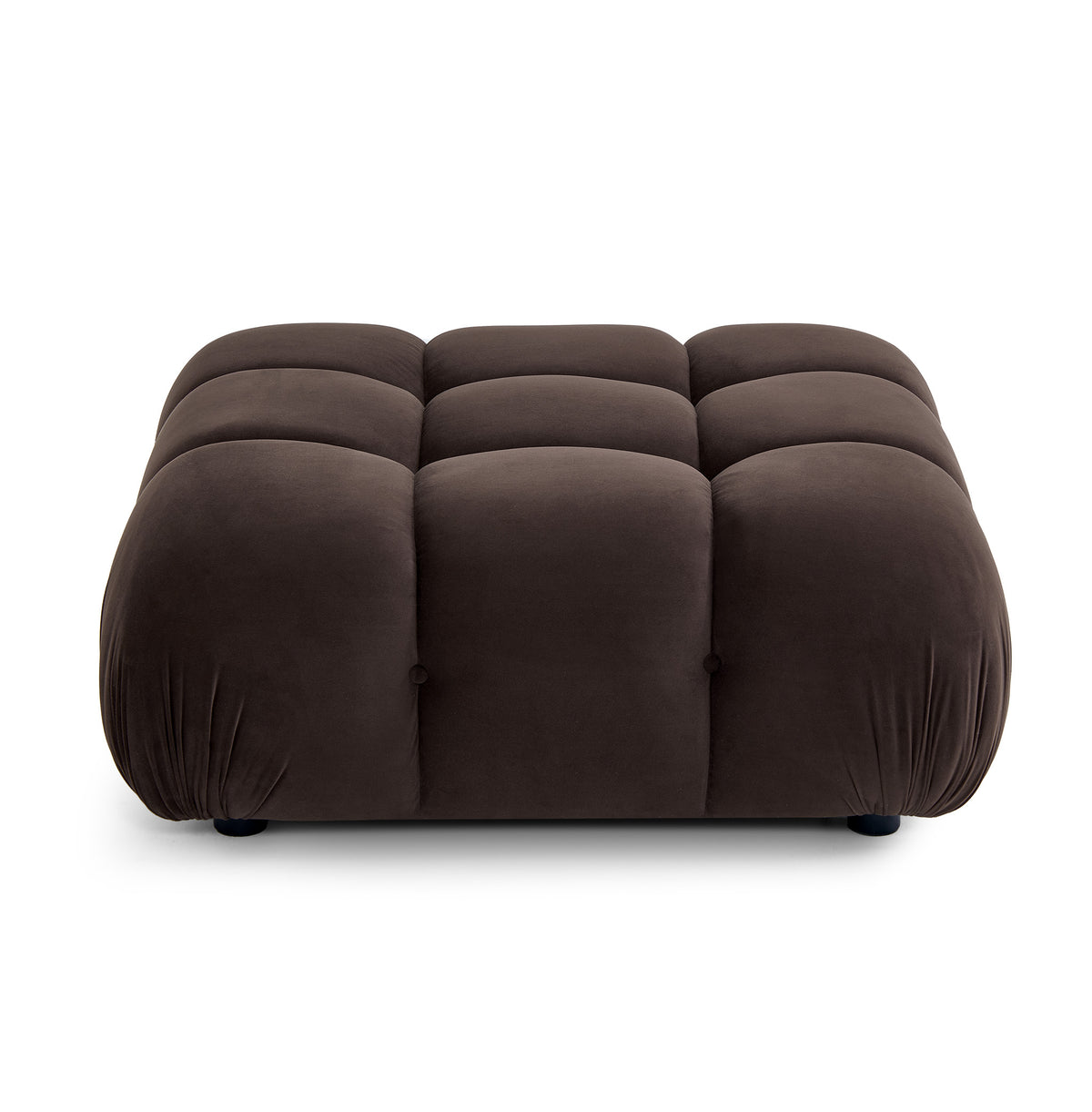 Calliope Performance Modular Ottoman - Dark Brown - Image 2