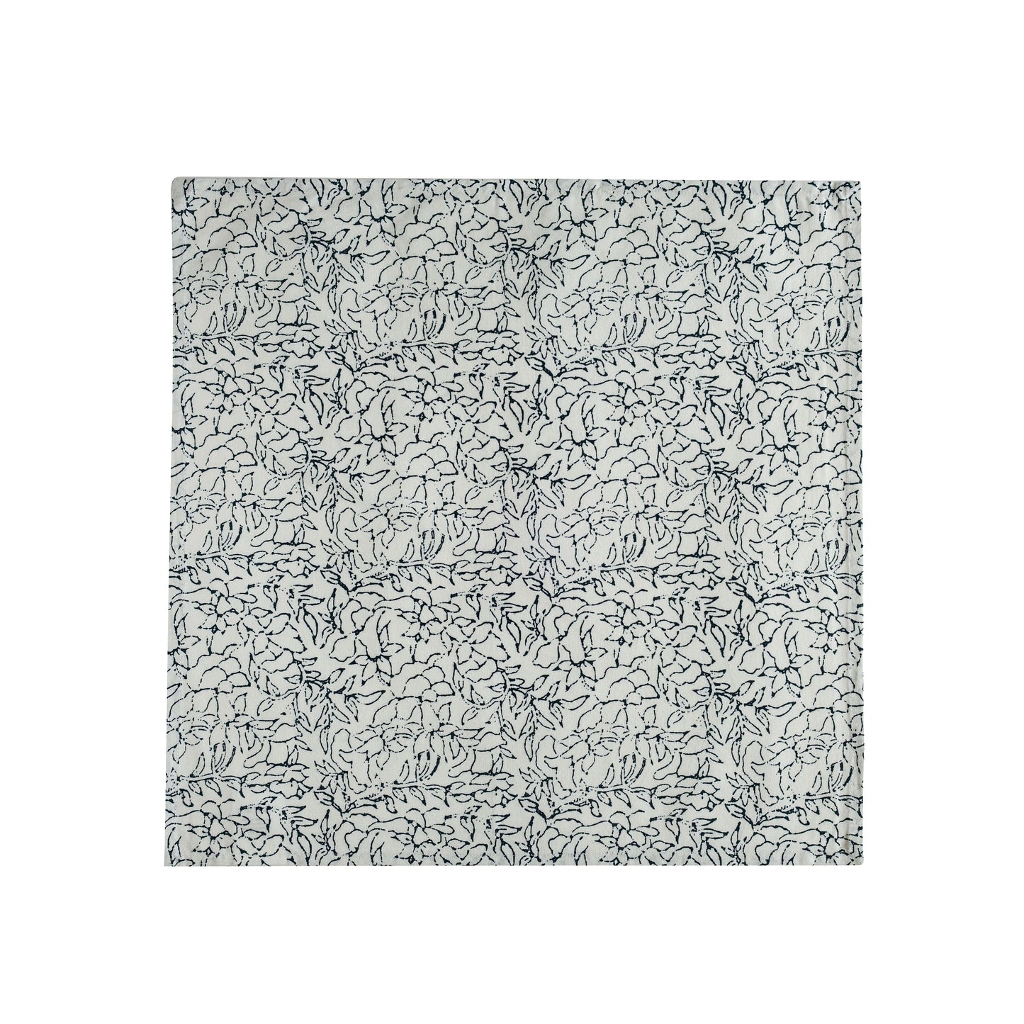 Crissy Cotton Canvas Printed Napkins - Set of 4 - Black and White - Image 3