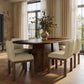 Gladyss 87" Burl Oval Dining Table - Brown - Image 2