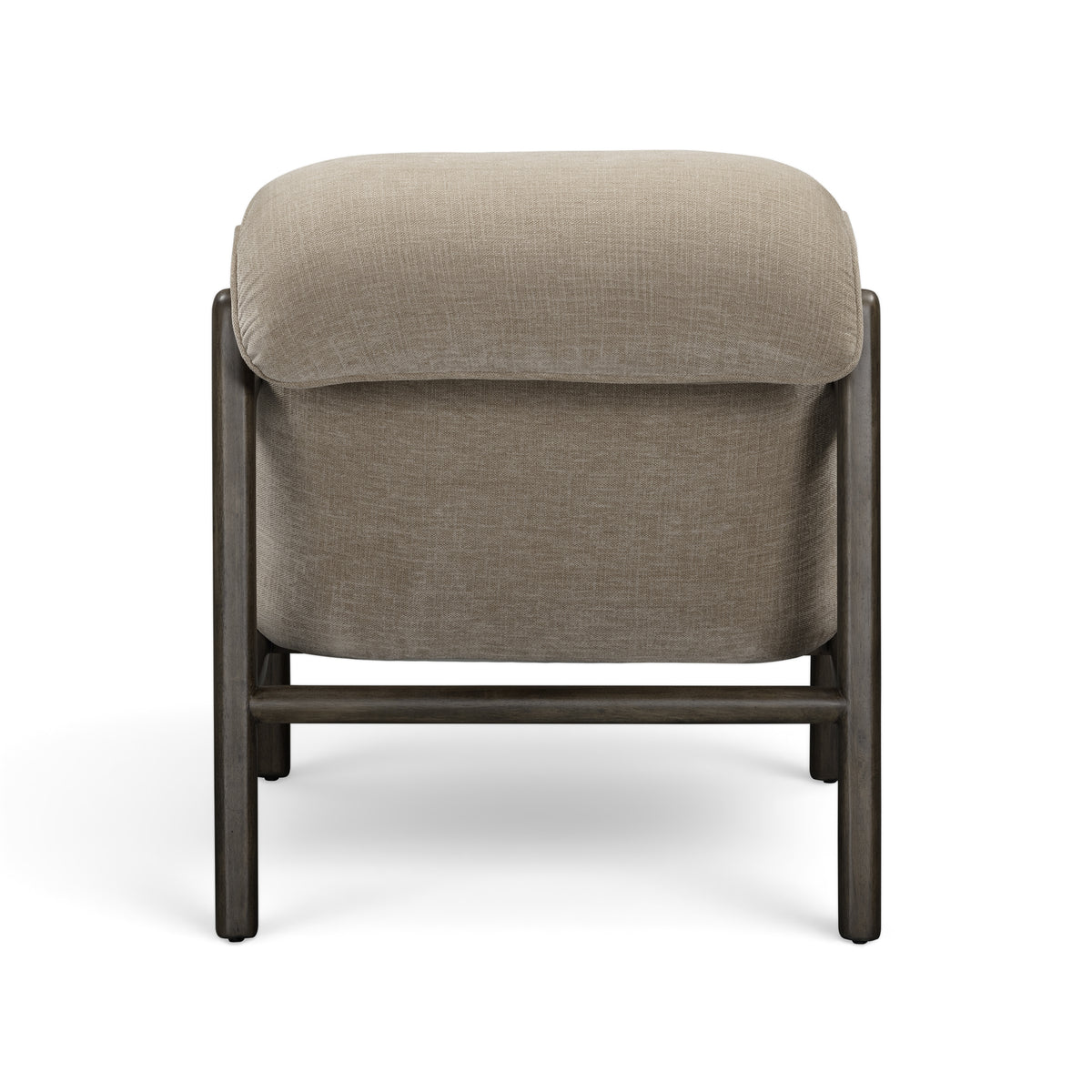 Vivienne Upcycled Performance Velvet Accent Chair - Taupe - Image 5