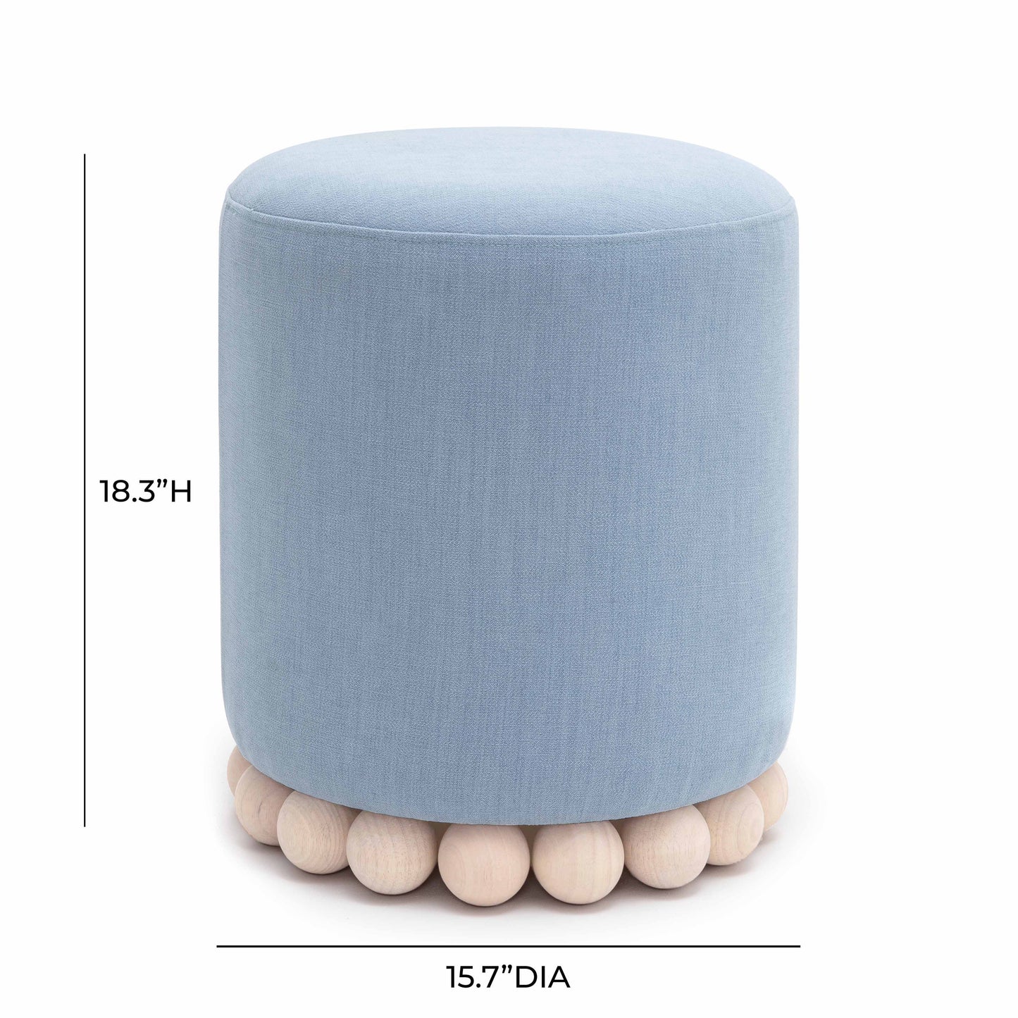 Dex Ottoman - Faded Blue - Image 6