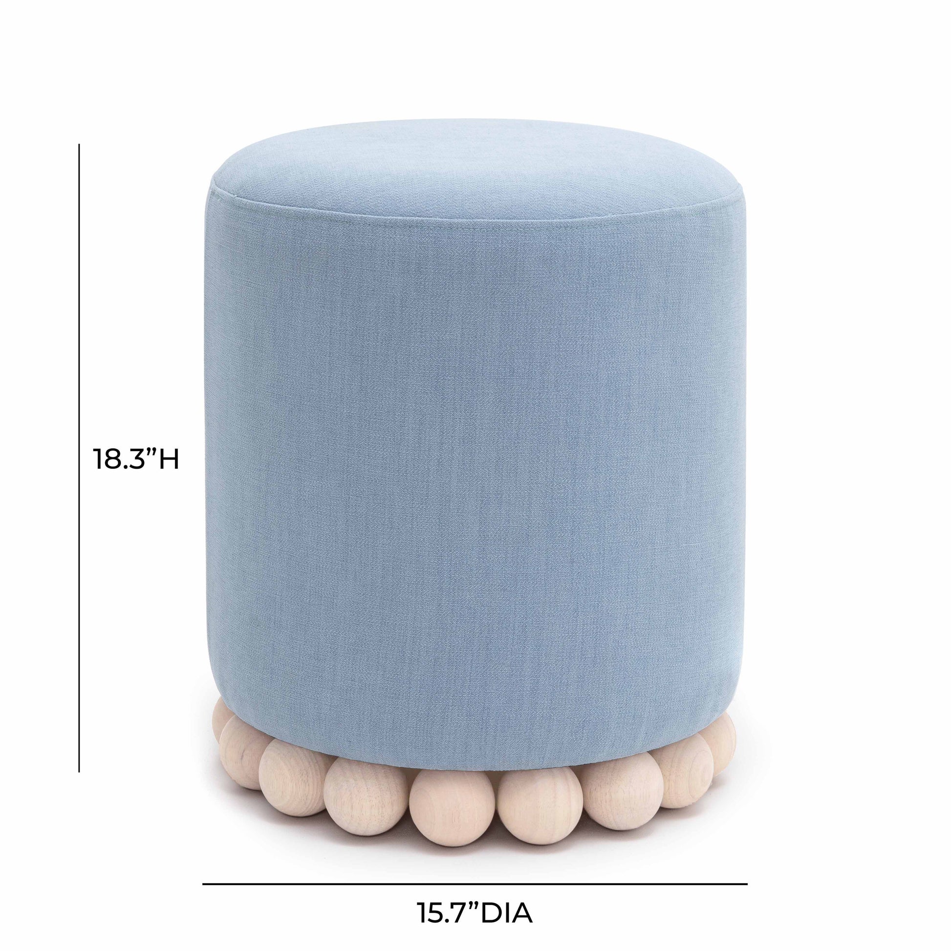 Dex Ottoman - Faded Blue - Image 6