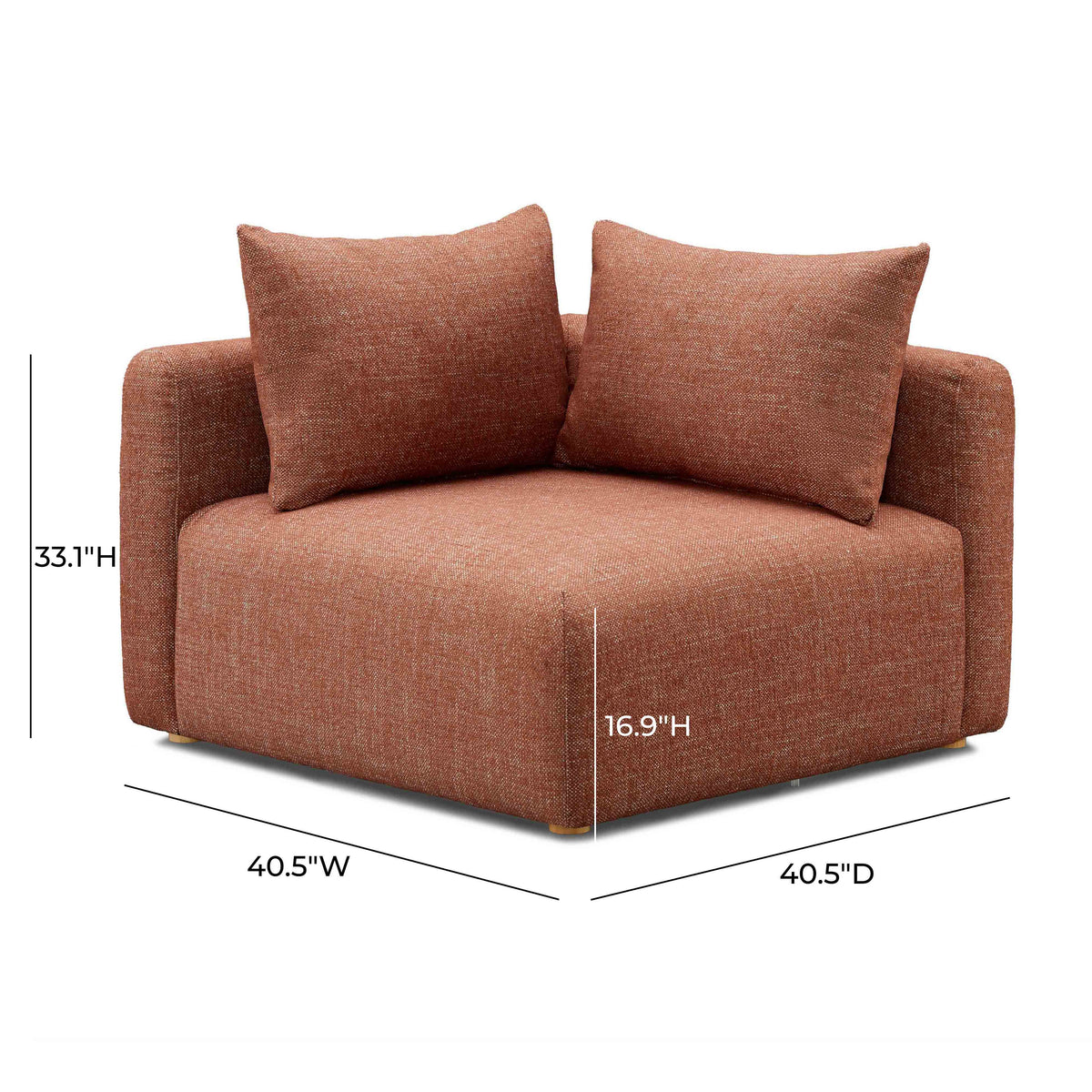 Hangover Modular Corner Chair - Red - Image 6