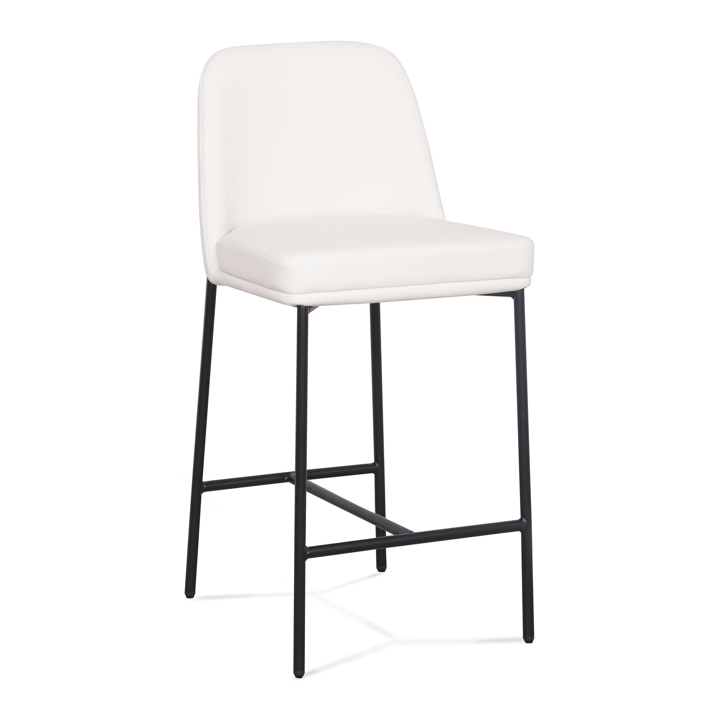 Sydney Performance Vegan Leather Counter Stool - Set of 2 - Cream - Image 4