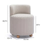 Hakuna Desk Chair - Black and White - Image 6