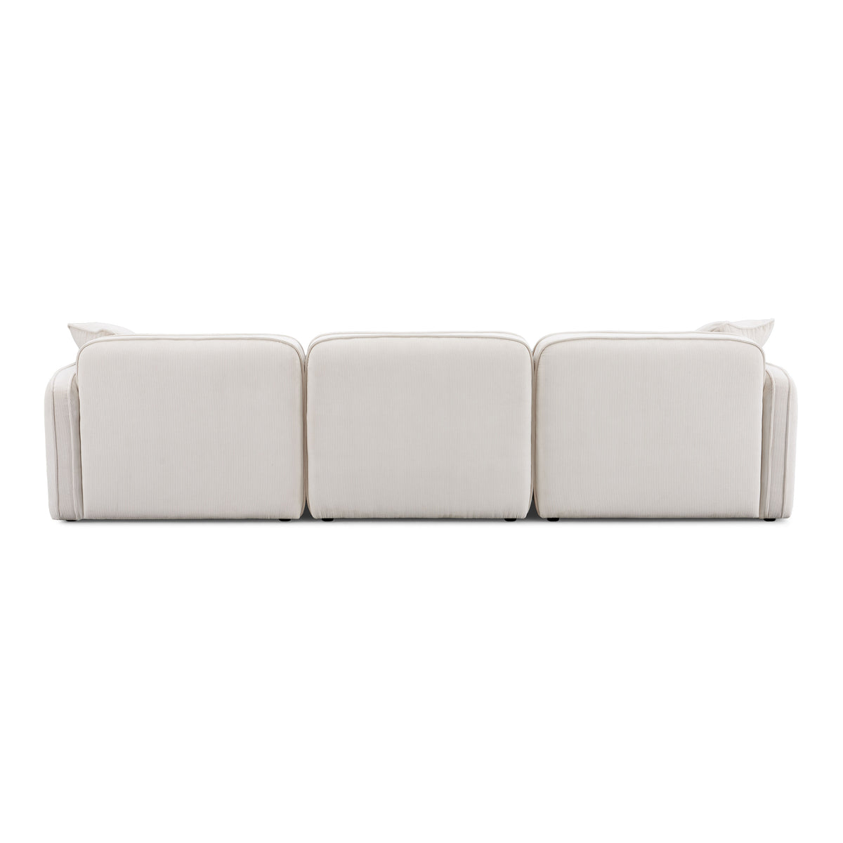 Travie 4-Piece Modular Sectional - White Sand - Image 7