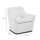 Mado Swivel Accent Chair - Chalk - Image 7