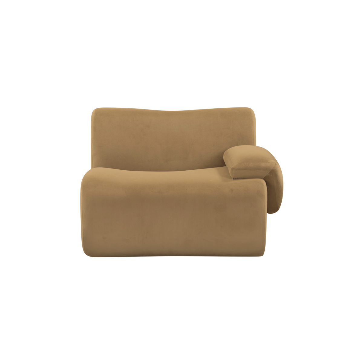 Zenith Modular Corner Chair - Brown / RAF - Image 3
