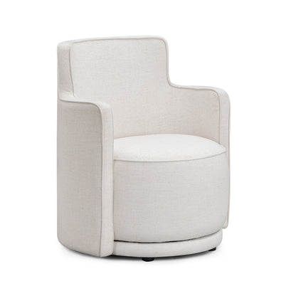 Passe Swivel Accent Chair - Cream - Image 1