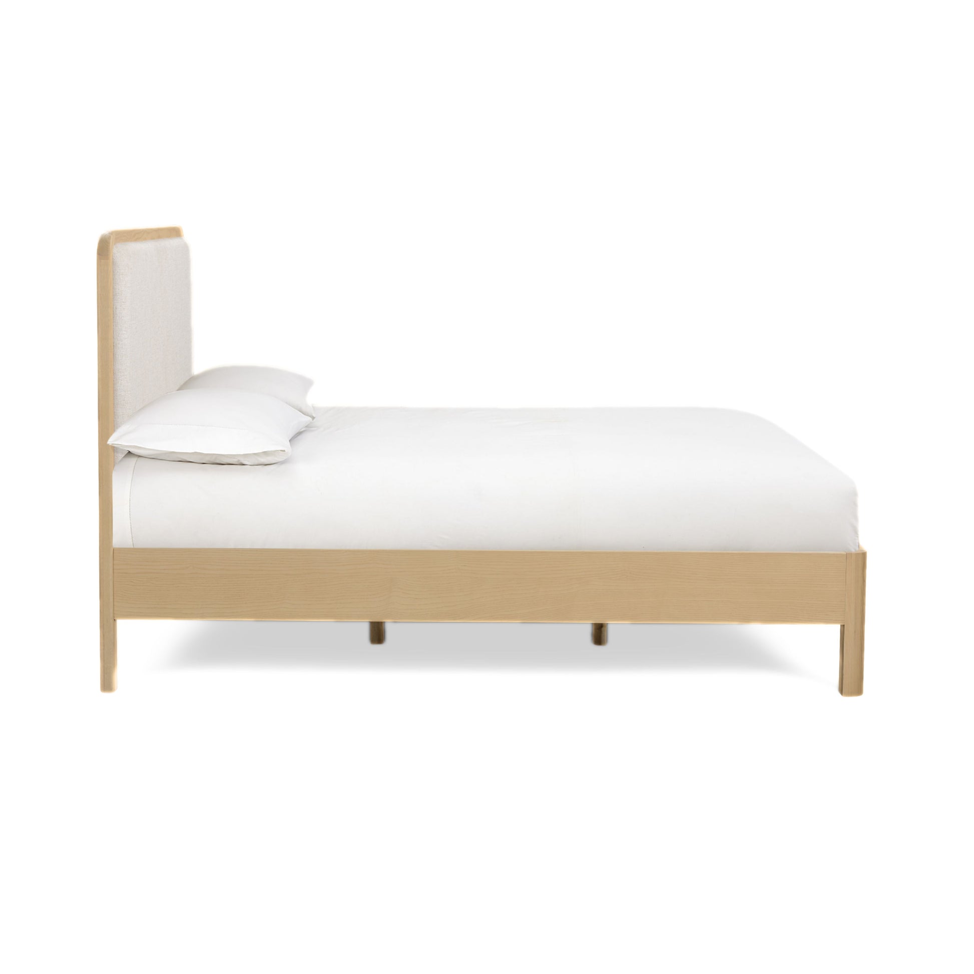 Rafaelle Natural Solid Ash Queen Bed - Image 5