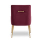 Beatrix Performance Velvet Dining Chair - Burgundy - Image 5