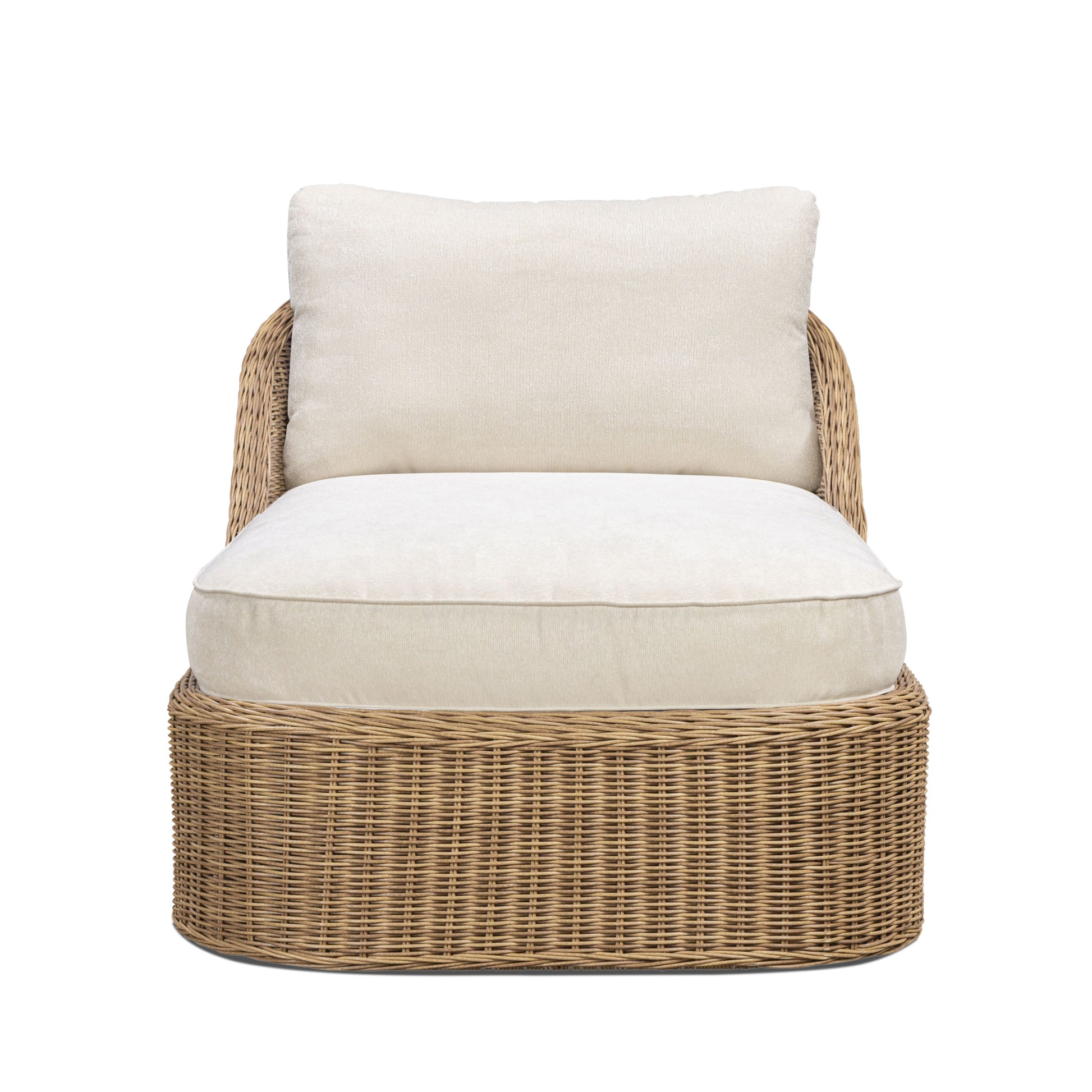 Axel Cream Boucle Outdoor Lounge Chair - Image 2