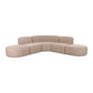 Gorge 5-Piece Modular Euro Sectional - Tan - Image 2
