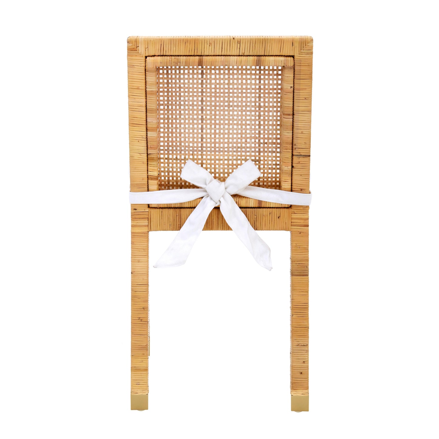Amara Rattan Dining Chair - Cream - Image 6
