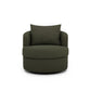 Silvi Performance Boucle Swivel Accent Chair - Kale Green - Image 2