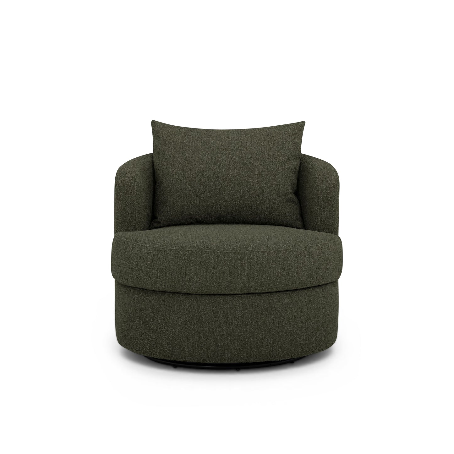 Silvi Performance Boucle Swivel Accent Chair - Kale Green - Image 2