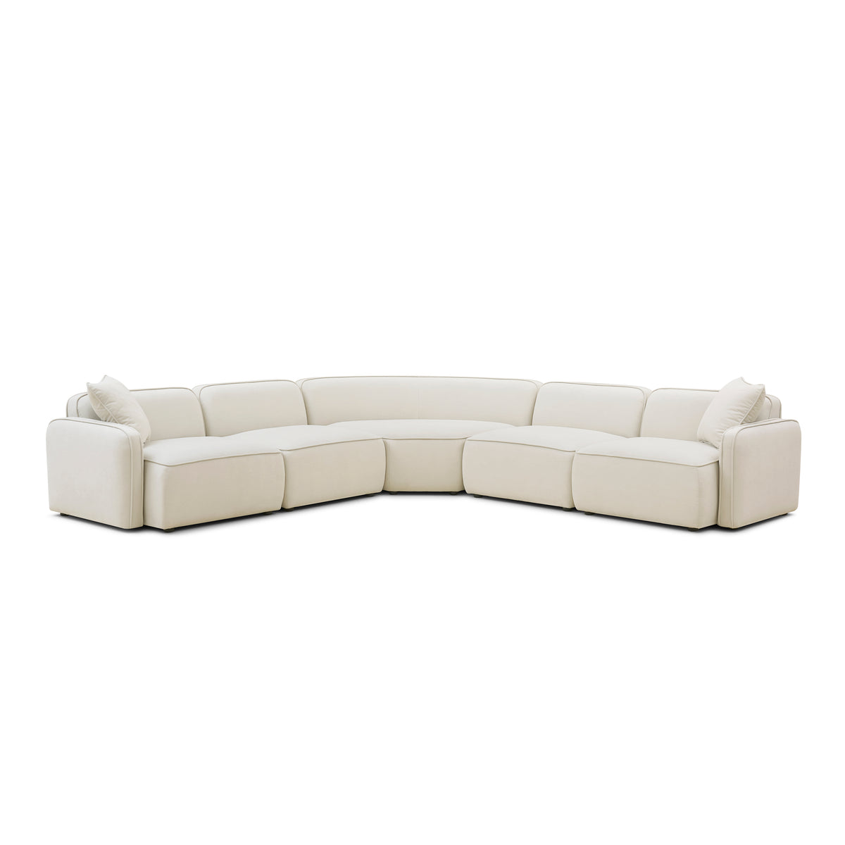 Travie 5-Piece Modular Large L-Sectional - Sand - Image 5