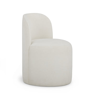 Persa Round Back Performance Chenille Dining Chair - Image 1