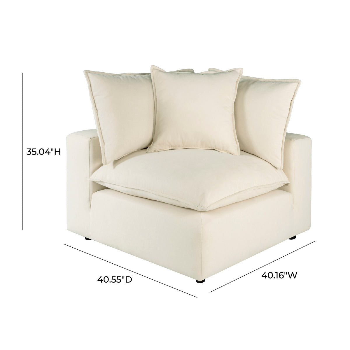 Cali Modular Corner Chair - Natural - Image 6