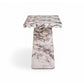 Janice 61" Breccia Faux Marble Console Desk - Image 4