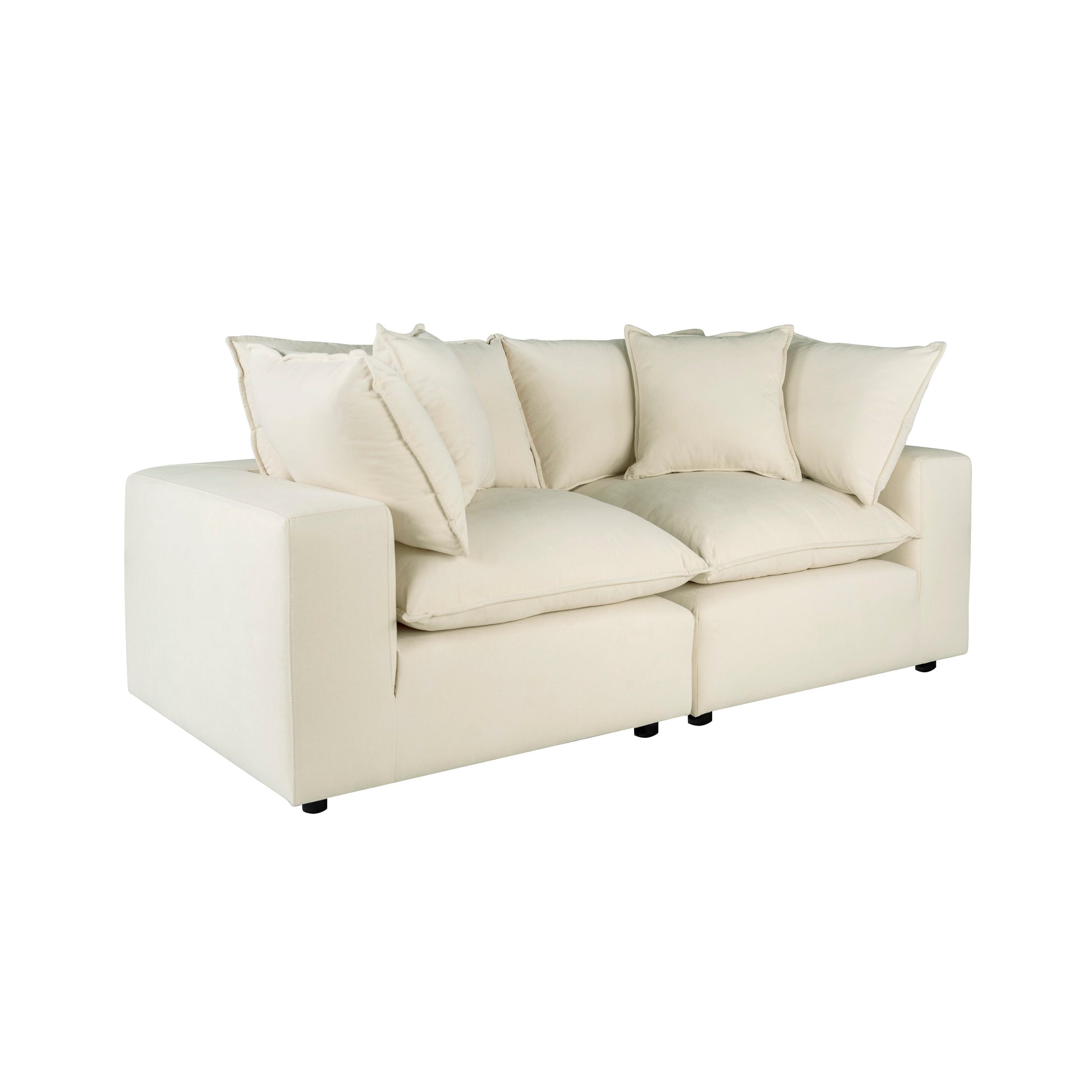 Cali 80" Modular Loveseat - Natural - Image 3