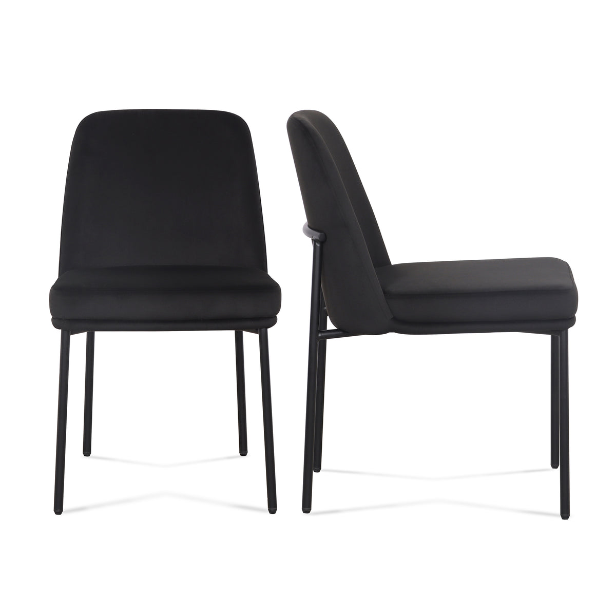 Sydney Dining Chair - Set of 2 - Black - Image 1