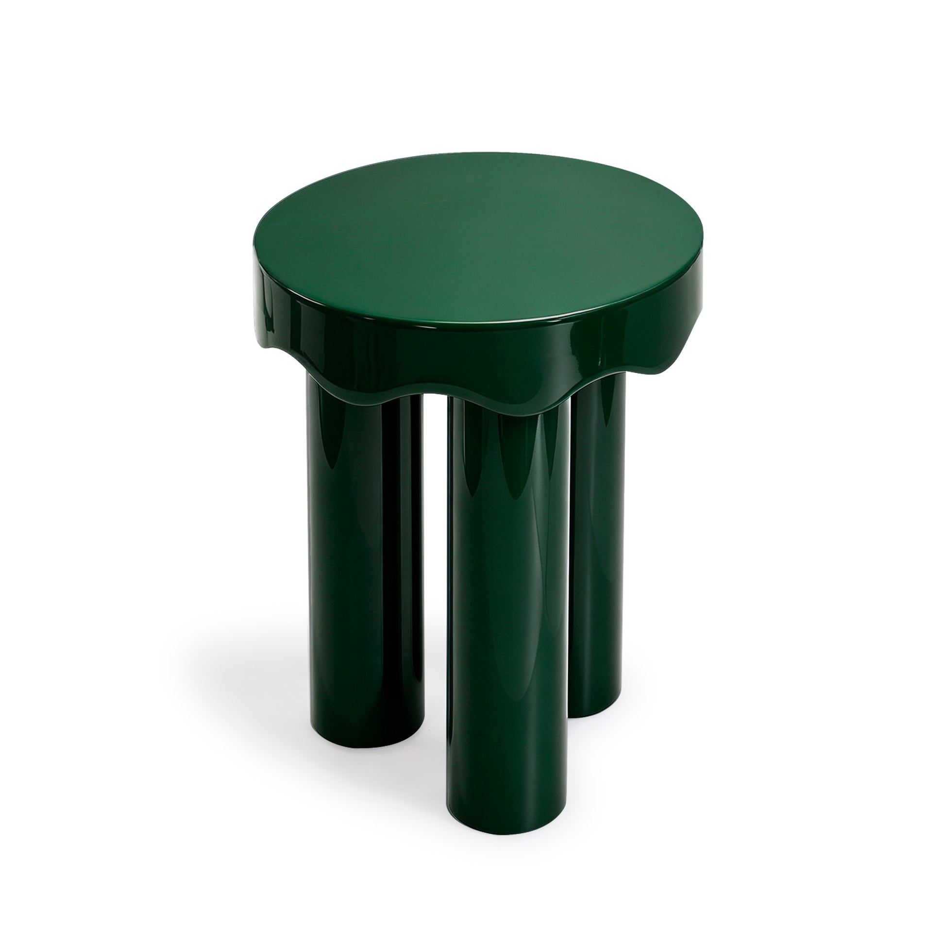 Casper High Gloss Nesting Side Table Set - Green - Image 4
