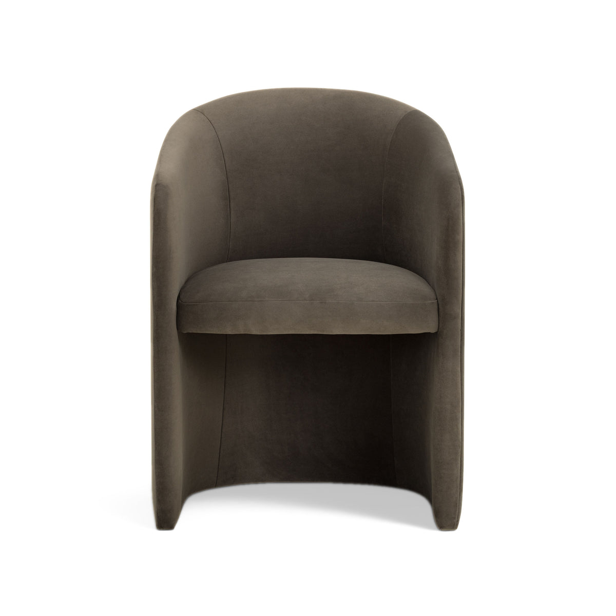 Seraphina Performance Velvet Dining Chair - Chocolate Brown - Image 2