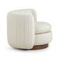 Nura Swivel Accent Chair - Cream - Image 4