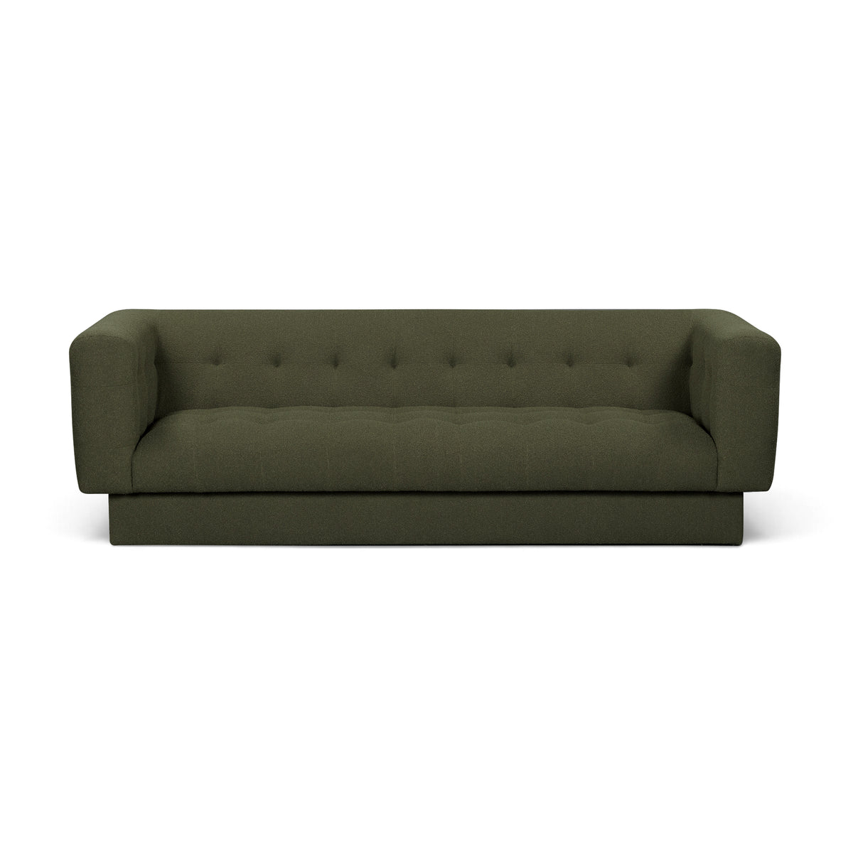 Jules 94" Performance Velvet Sofa - Kale Green - Image 1