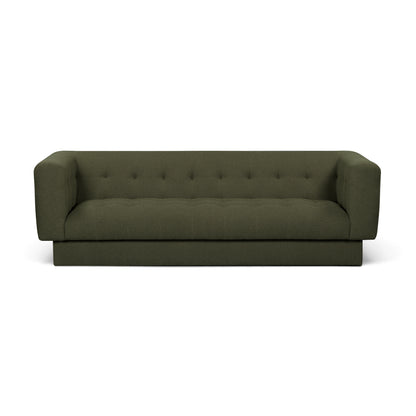 Jules 94" Performance Velvet Sofa - Kale Green - Image 1
