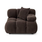 Calliope Performance Modular Corner Chair - Dark Brown - Image 4