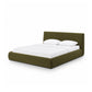 Isla Upholstered Bed - Green / King - Image 2